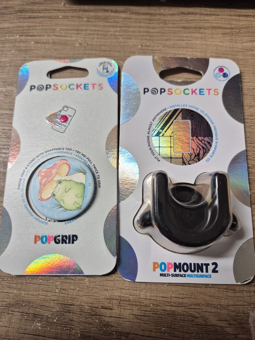PopSockets Single Grip & Stand Phones Holder Swappable Sleepy Frog & PopMount s4